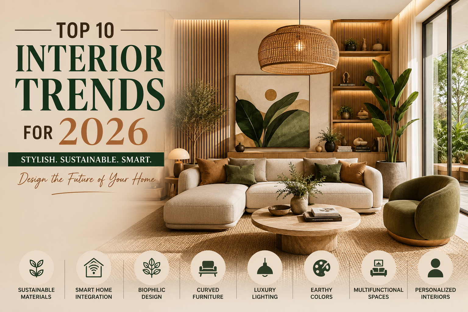 Top 10 Interior Design Trends for 2026