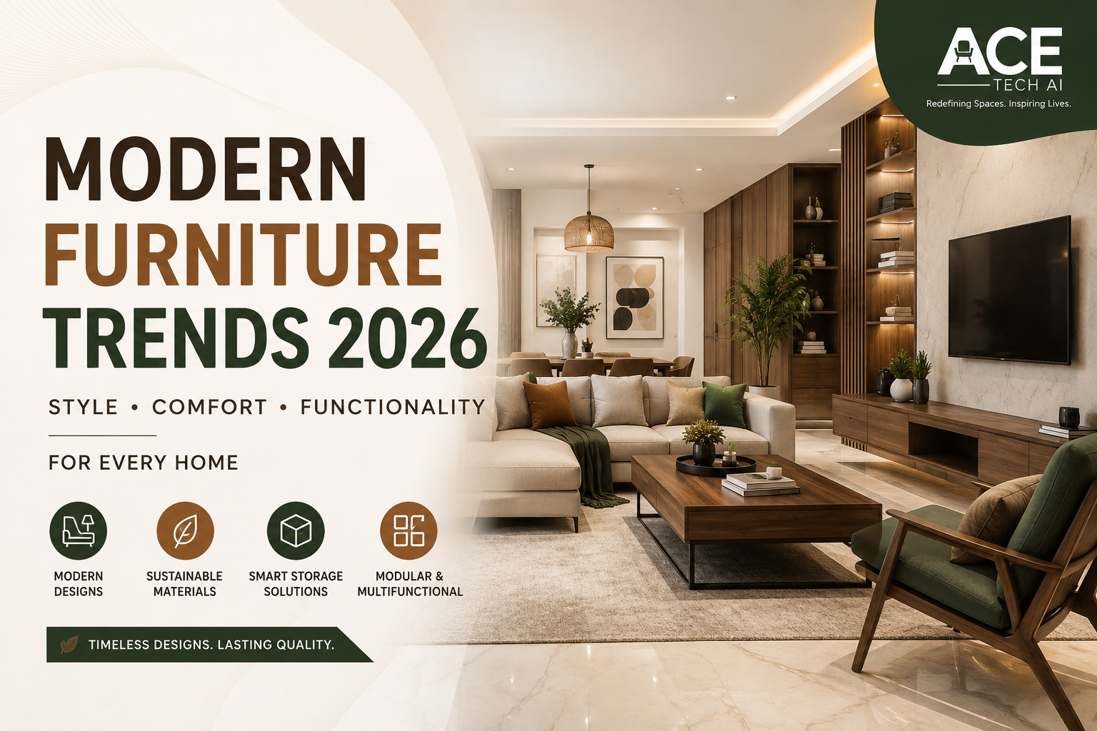 Modern Furniture Trends 2026: Style, Comfort & Functionality for Every Home